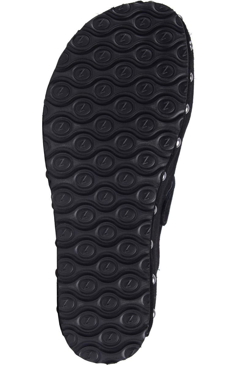 ZIGI Cuna Platform Clog, Alternate, color, Black Suede