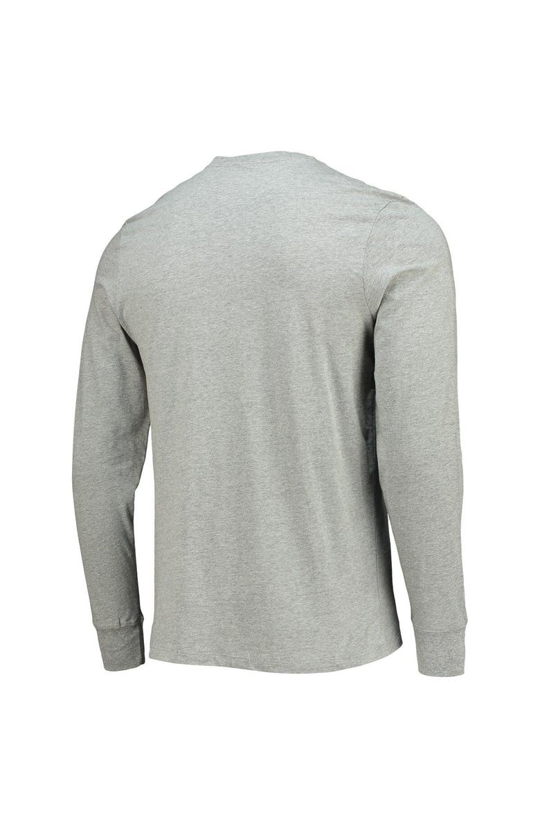 '47 Men's '47 Heathered Gray Washington Commanders Traction Super Rival Long Sleeve T-Shirt, Alternate, color, Heather Gray