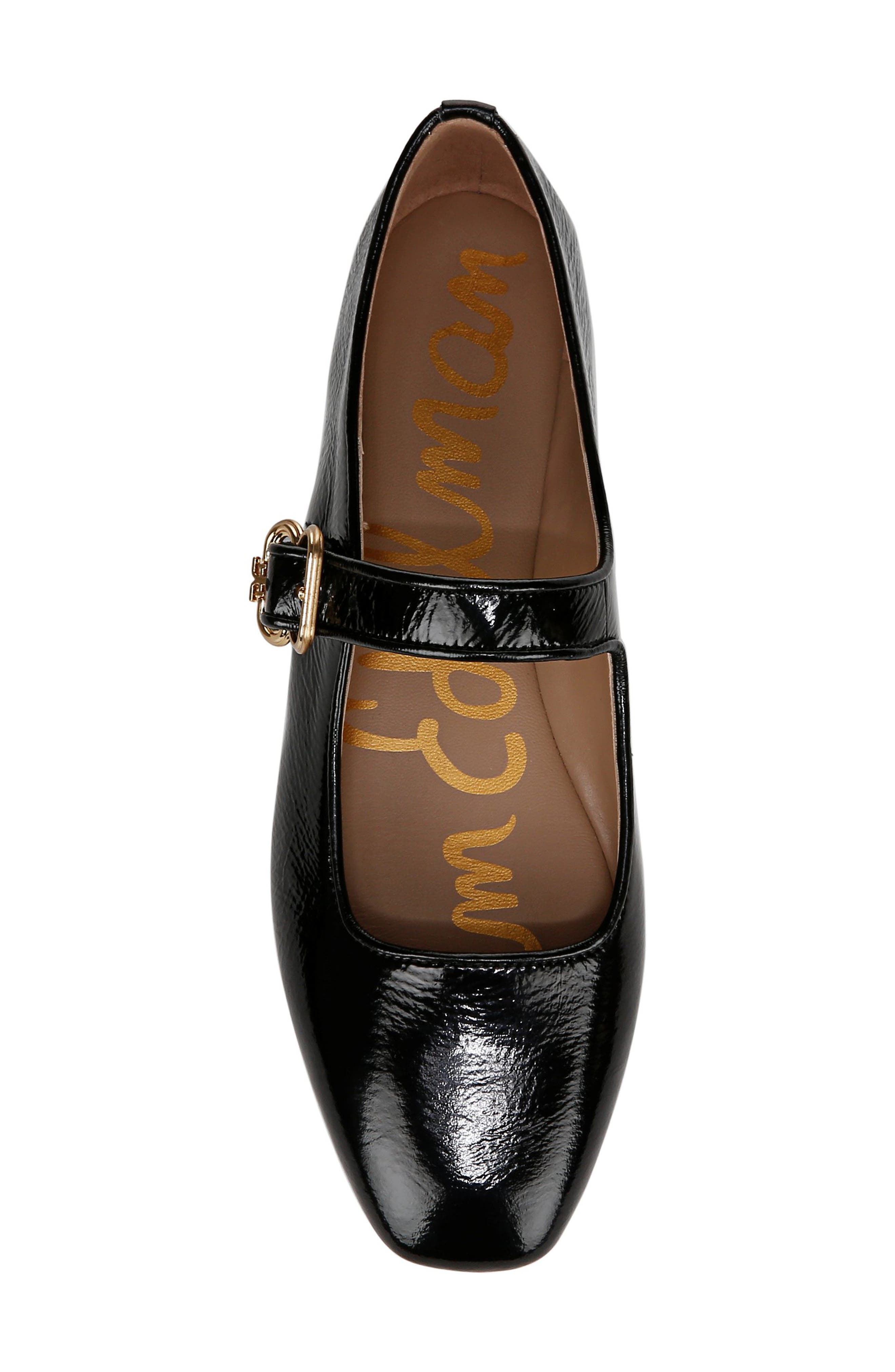 Sam Edelman Michaela Mary Jane Flat, Alternate, color, Black Shiny Patent