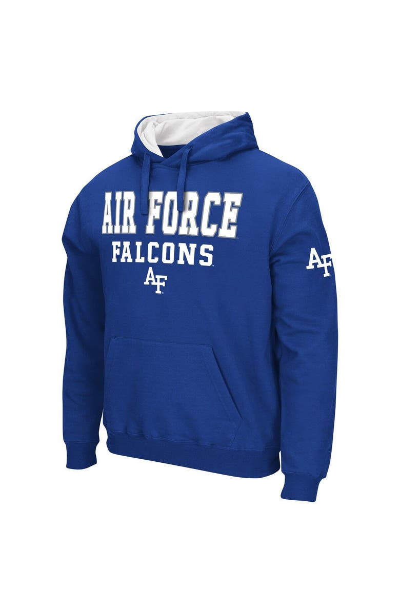 COLOSSEUM Men's Colosseum Royal Air Force Falcons Sunrise Pullover Hoodie, Alternate, color, Royal
