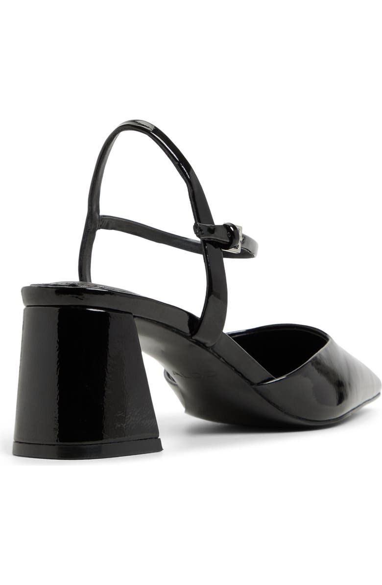 ALDO Gennifer Ankle Strap Pump, Alternate, color, Open Black