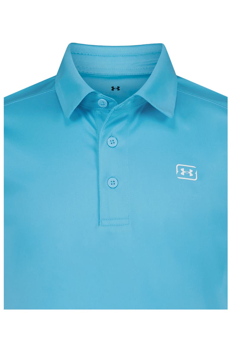 Kids' UPF 50+ Polo, Alternate, color, FRESCO BLUE