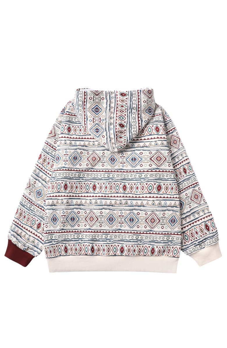 VERYRARE Tribal Pattern Hoodie, Alternate, color, Grey