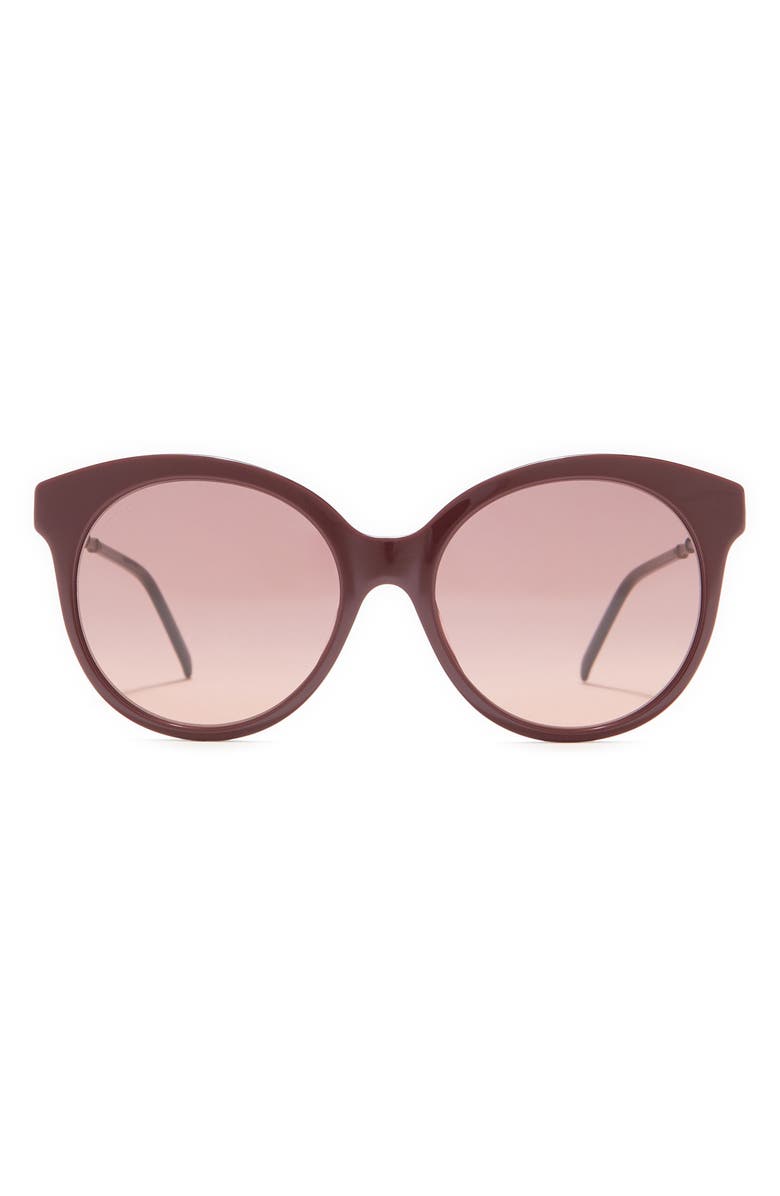 Gucci 55mm Round Sunglasses, Main, color,