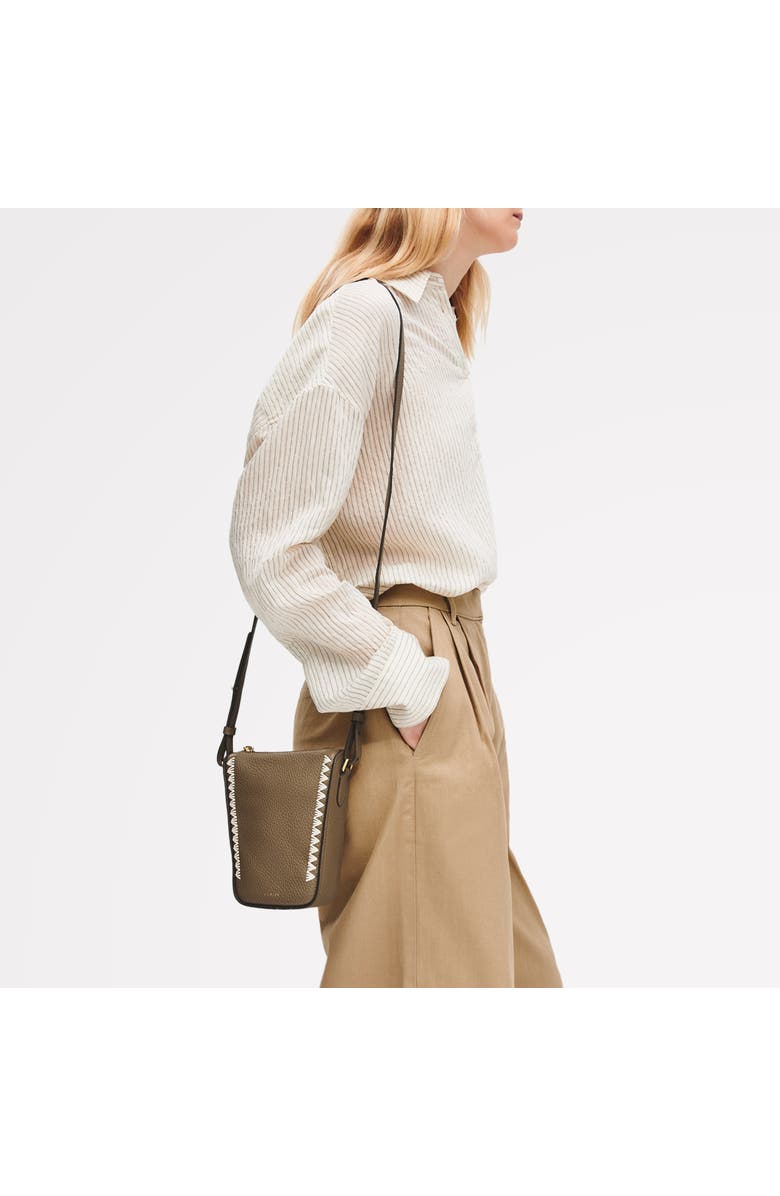 Radley Oak Street - Stitch Medium Phone Crossbody Bag, Alternate, color, Acorn