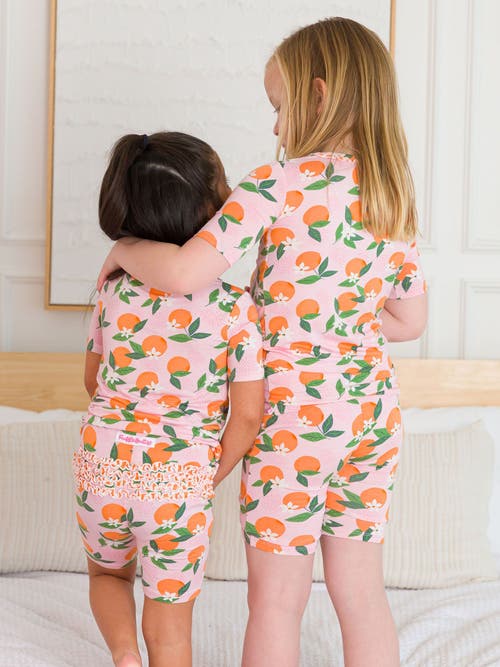 Rufflebutts Softsnooze Ruffle Short Sleeve Pajama Set In Multi
