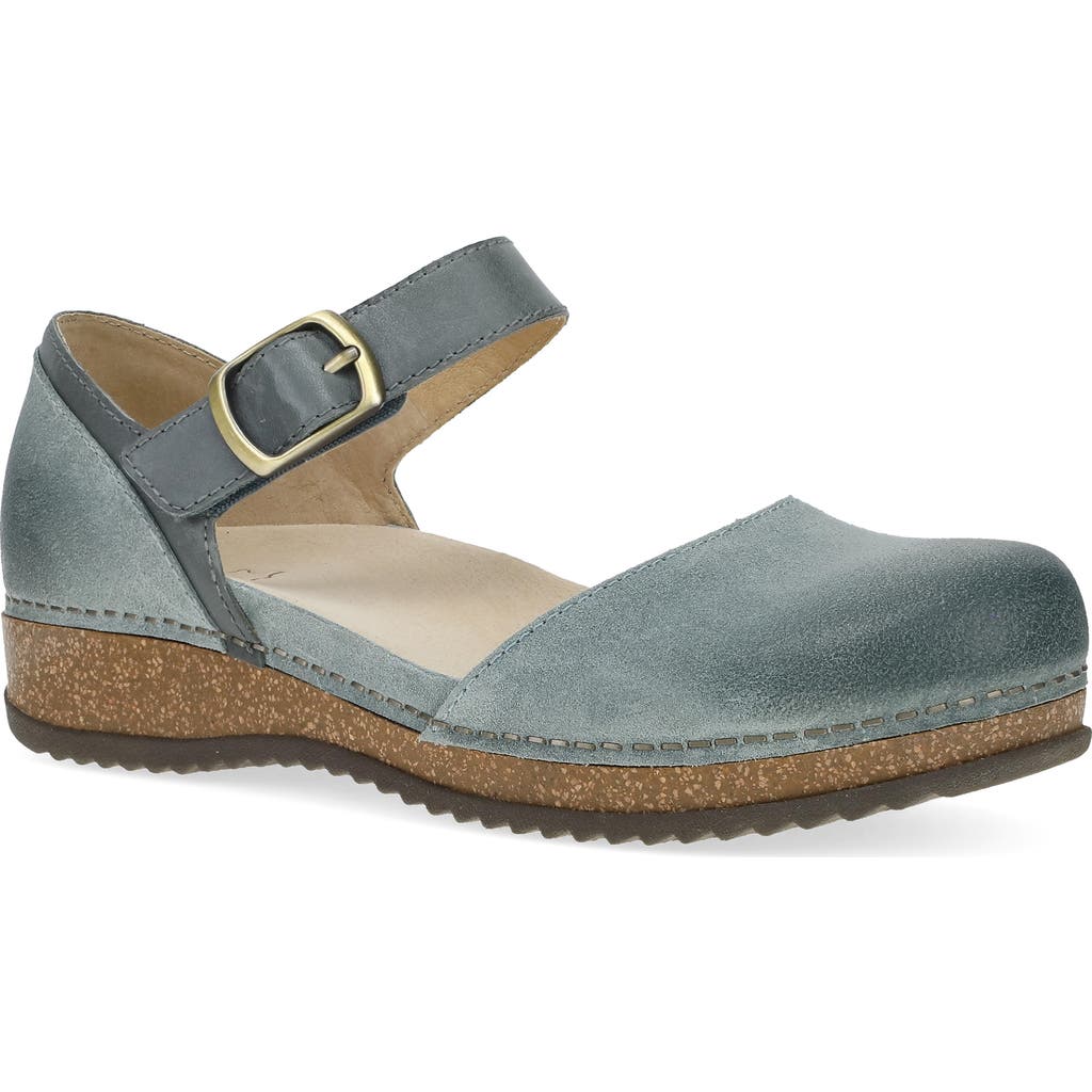 DANSKO DANSKO MAE ANKLE STRAP PLATFORM CLOG