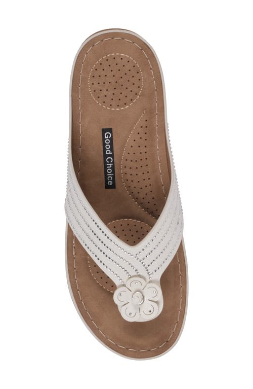 Gc Shoes Amari Comfort Sandal In White