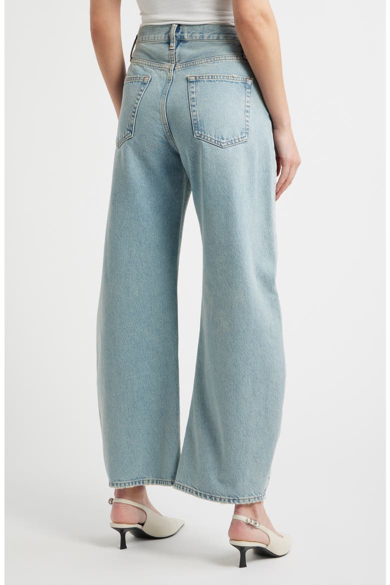 The Bow High Waist Barrel Jeans, Alternate, color, OUTLAW