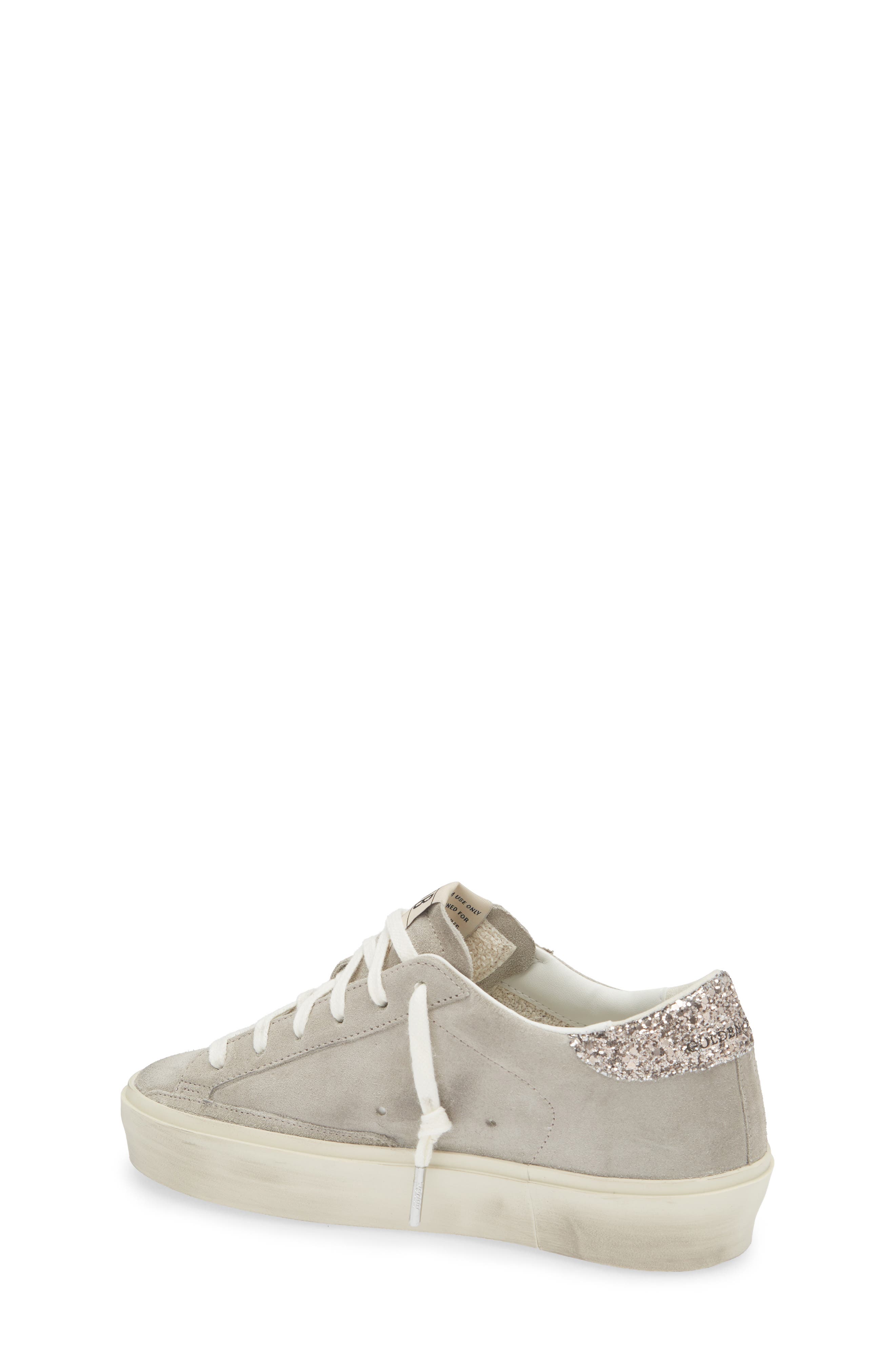 Golden Goose Hi Star Platform Sneaker, Alternate, color, Beige/ Silver