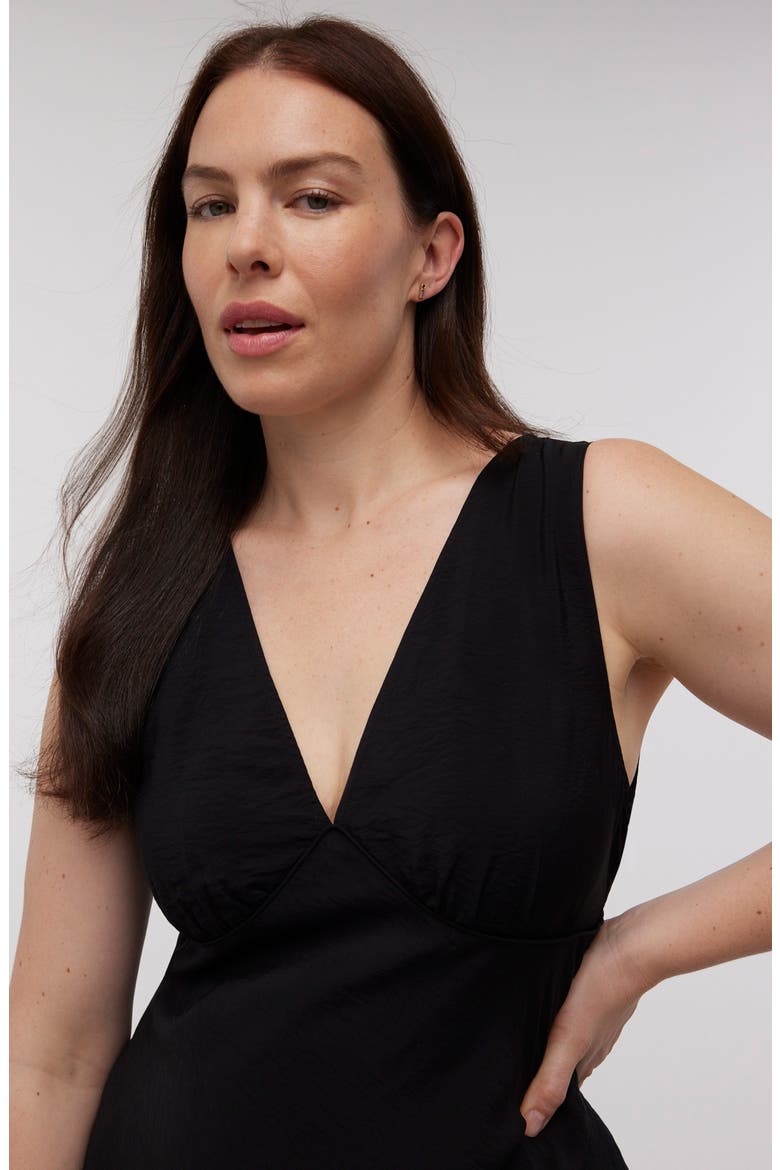 The Ariana Midi Dress, Alternate, color, TRUE BLACK