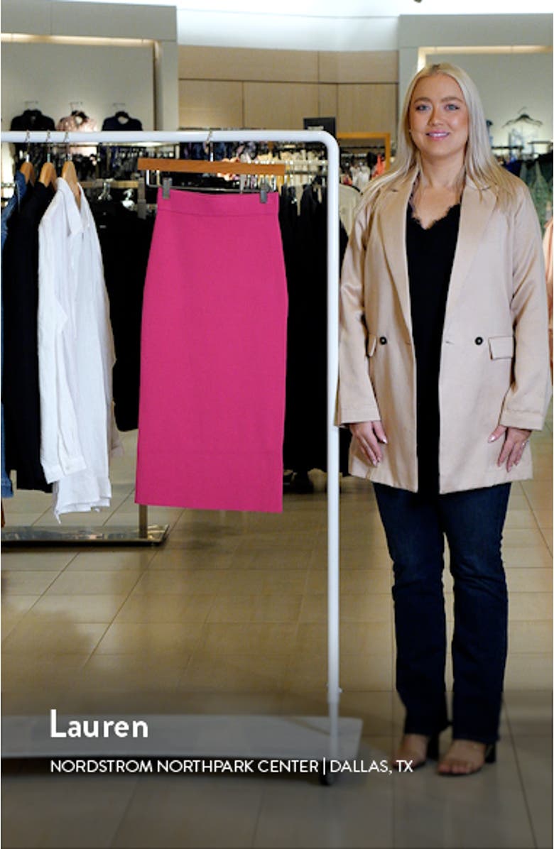 Barbrha Knit Body-Con Skirt