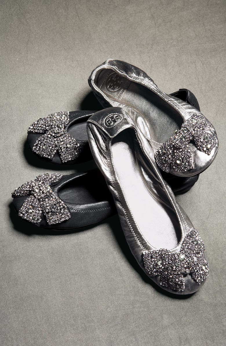 Tory Burch 'Eddie' Bow Flat, Alternate, color,