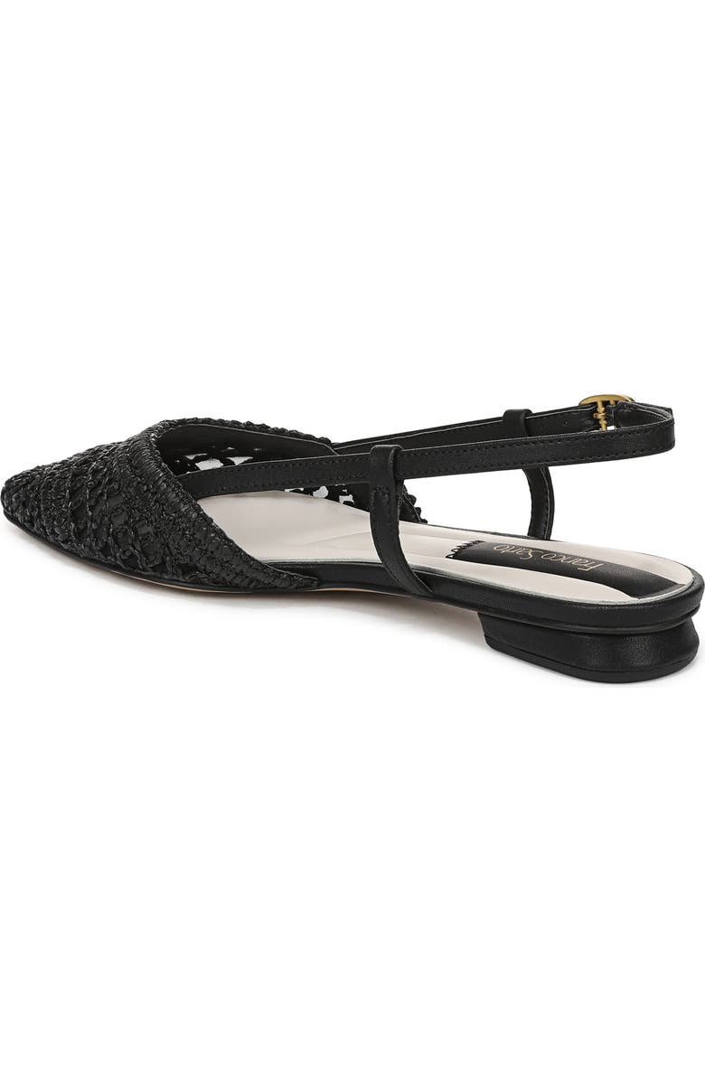 Franco Sarto Riona Slingback Flat, Alternate, color, Black