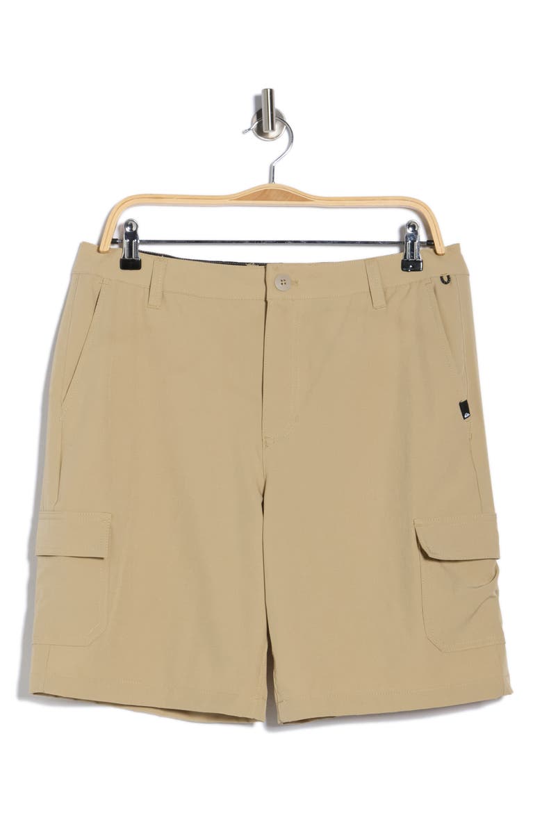 Aqua Ripstop Cargo Shorts, Alternate, color, TWILL