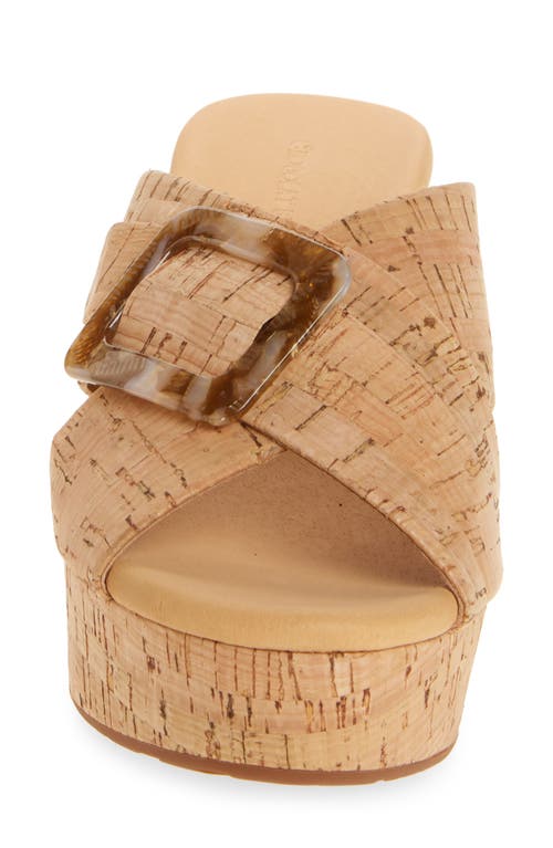 Chocolat Blu Grita Platform Sandal In Cork