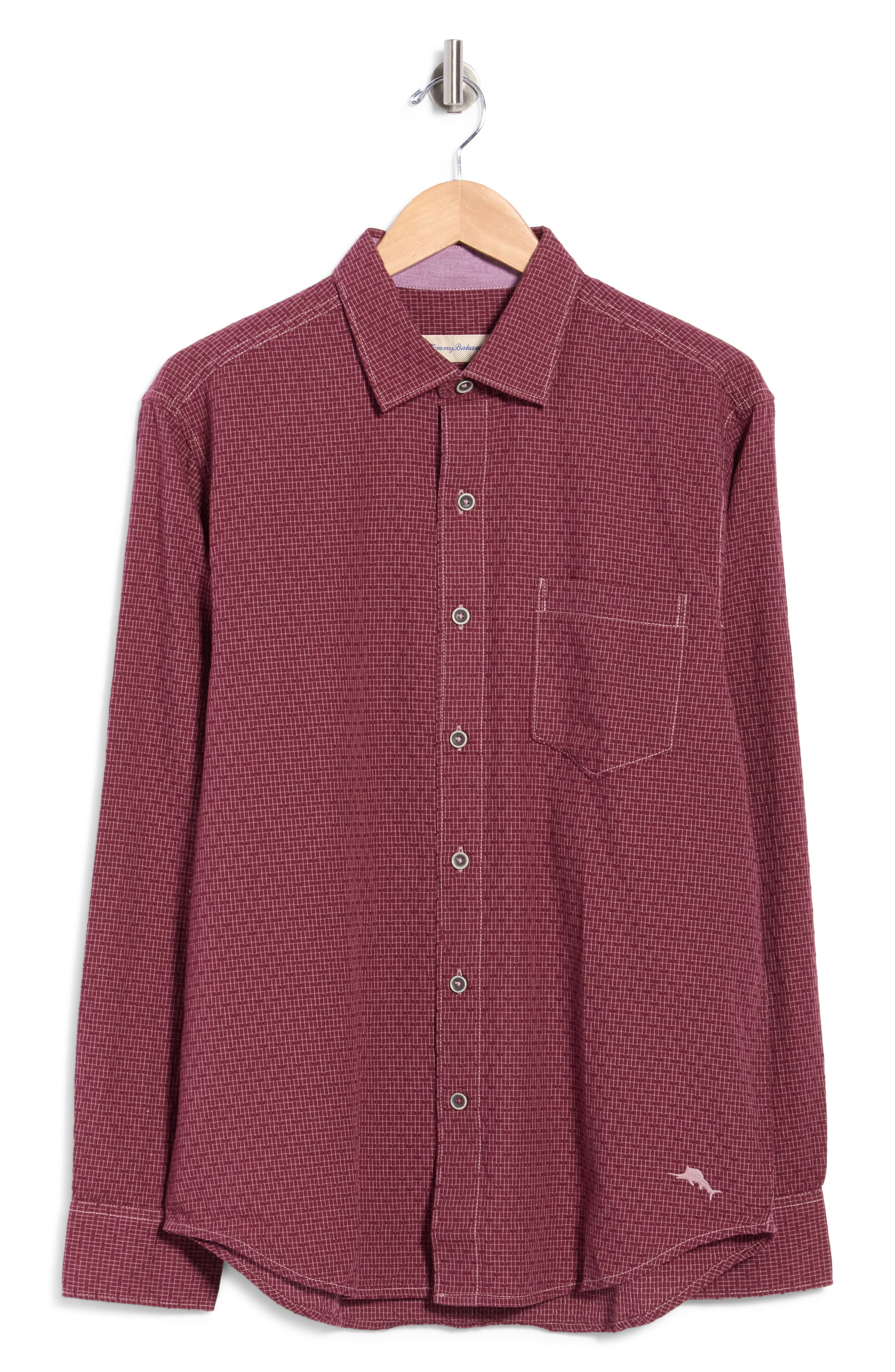 Dockside Dobby Long Sleeve Button-Up Shirt