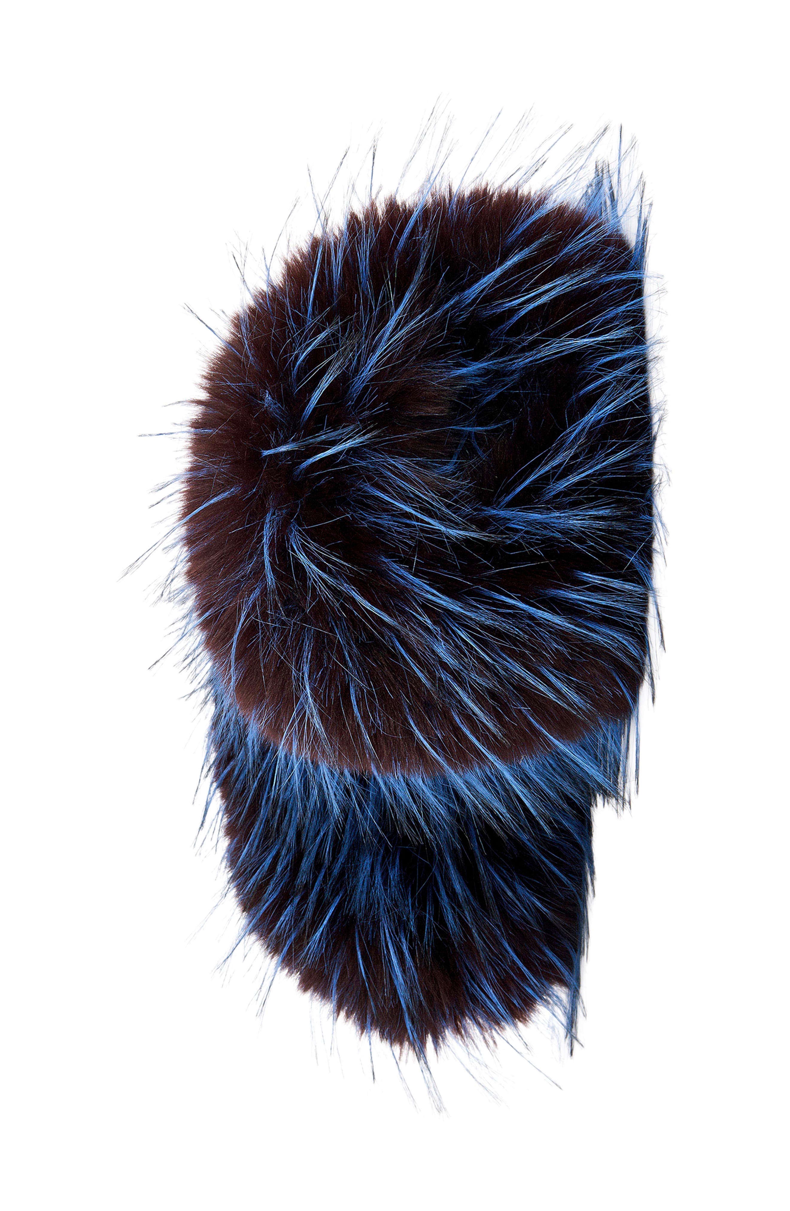 Lenix Faux Fur Boot, Alternate, color, BLUE MULTI