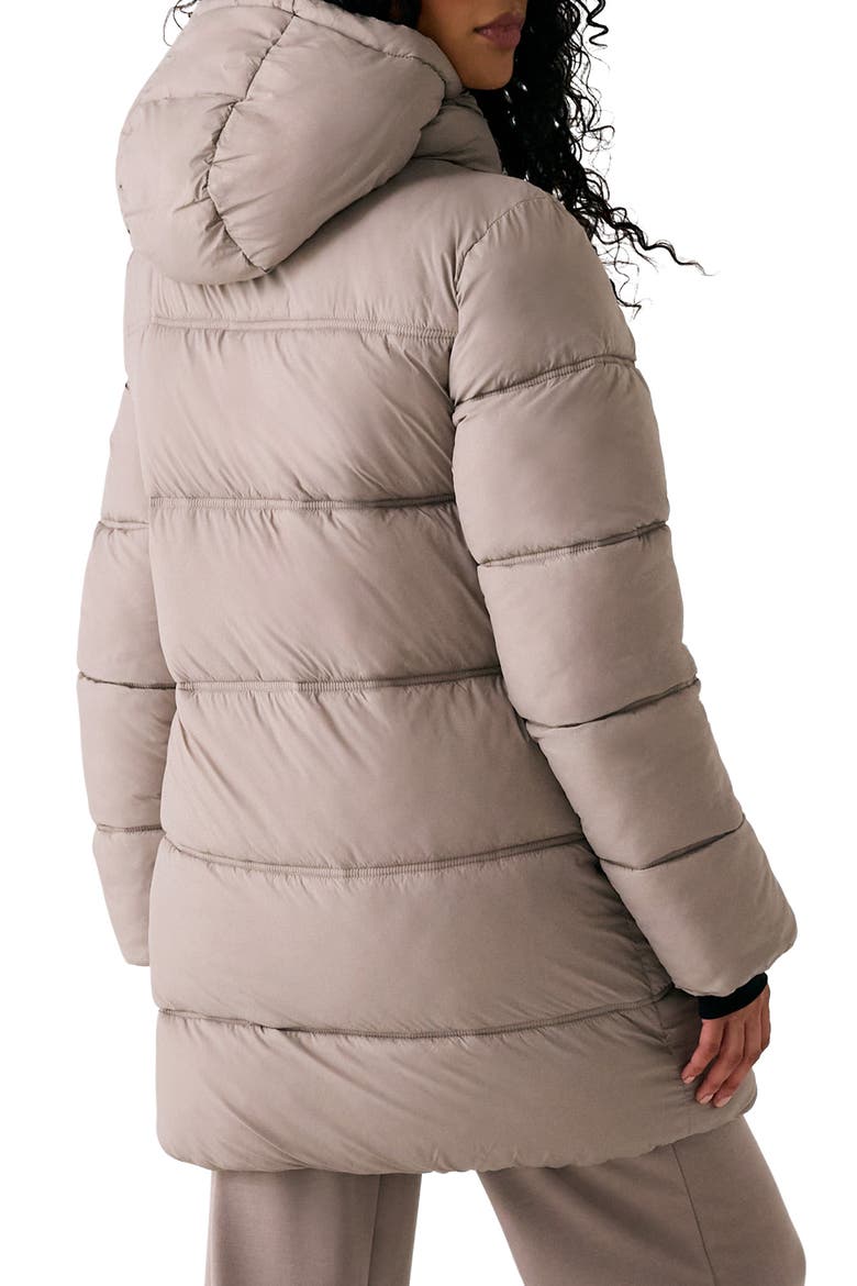 PrimaLoft® Puffer Jacket, Alternate, color, PEBBLE