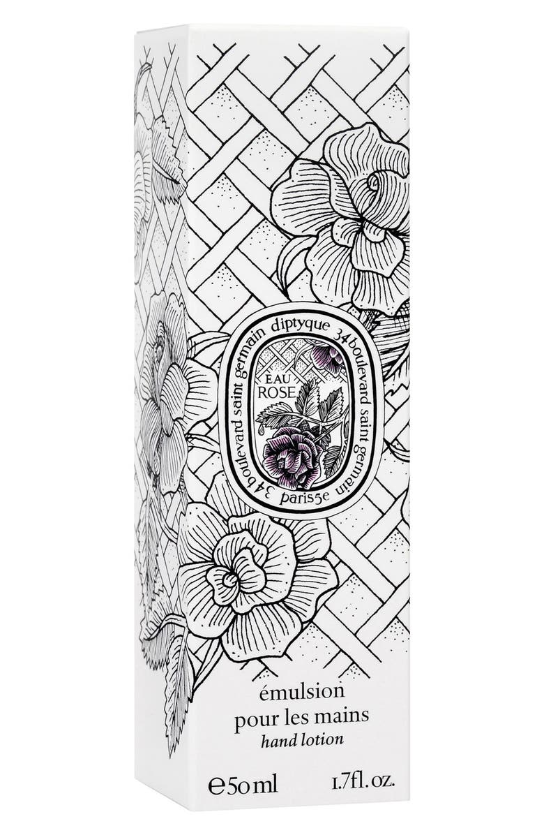 Diptyque Eau Rose Hand Cream, Alternate, color,