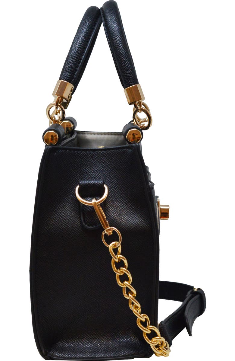 bebe Alex Small Satchel, Alternate, color,