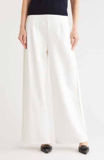 French Connection High Waist Wide Leg Ponte Pants