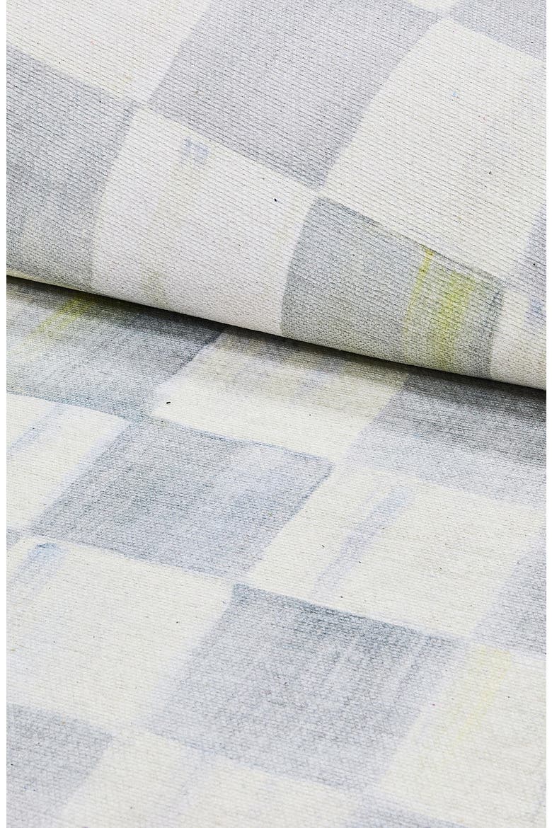 Sterling Check Washable Rug, Alternate, color, STERLING