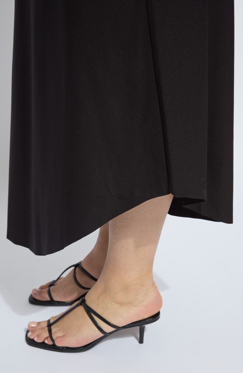Lysse 'Lyssentials A-Line Ponte Midi Skirt, Alternate, color, Black