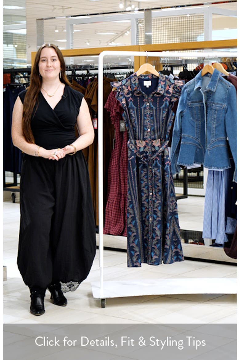 Karly Mixed Print Shirtdress video