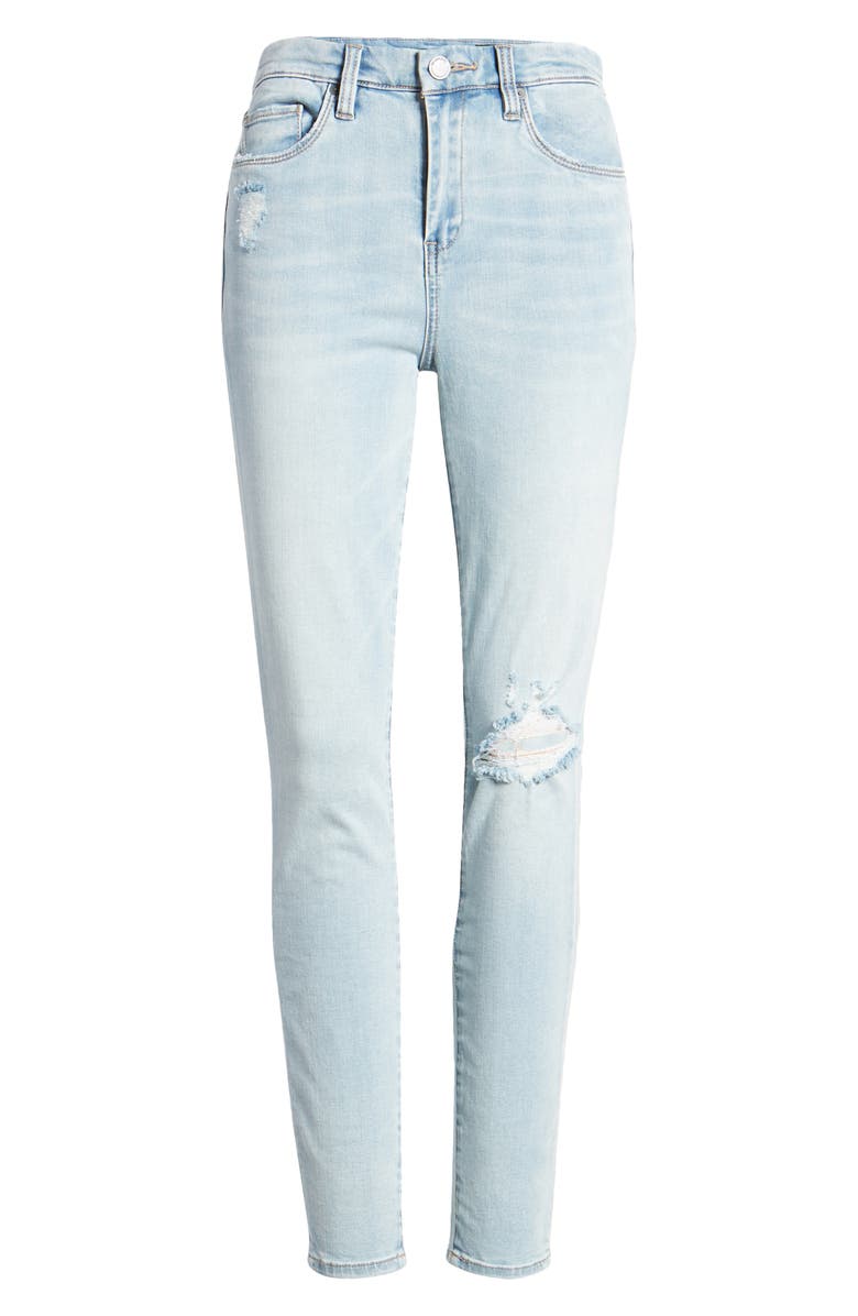 BLANKNYC The Great Jones High Waist Ripped Jeans, Alternate, color, 