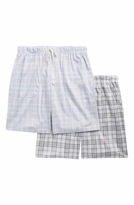 GEOFFREY BEENE 2-Pack Assorted Plaid Pajama Shorts