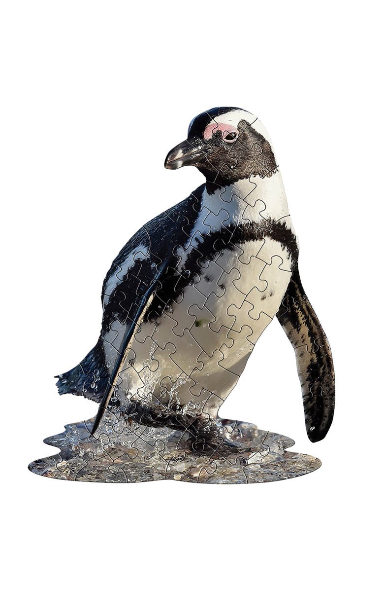 Madd Capp I Am Lil Penguin 48 Piece Arctic Animal Shaped Jigsaw Puzzle, Alternate, color, Multicolored