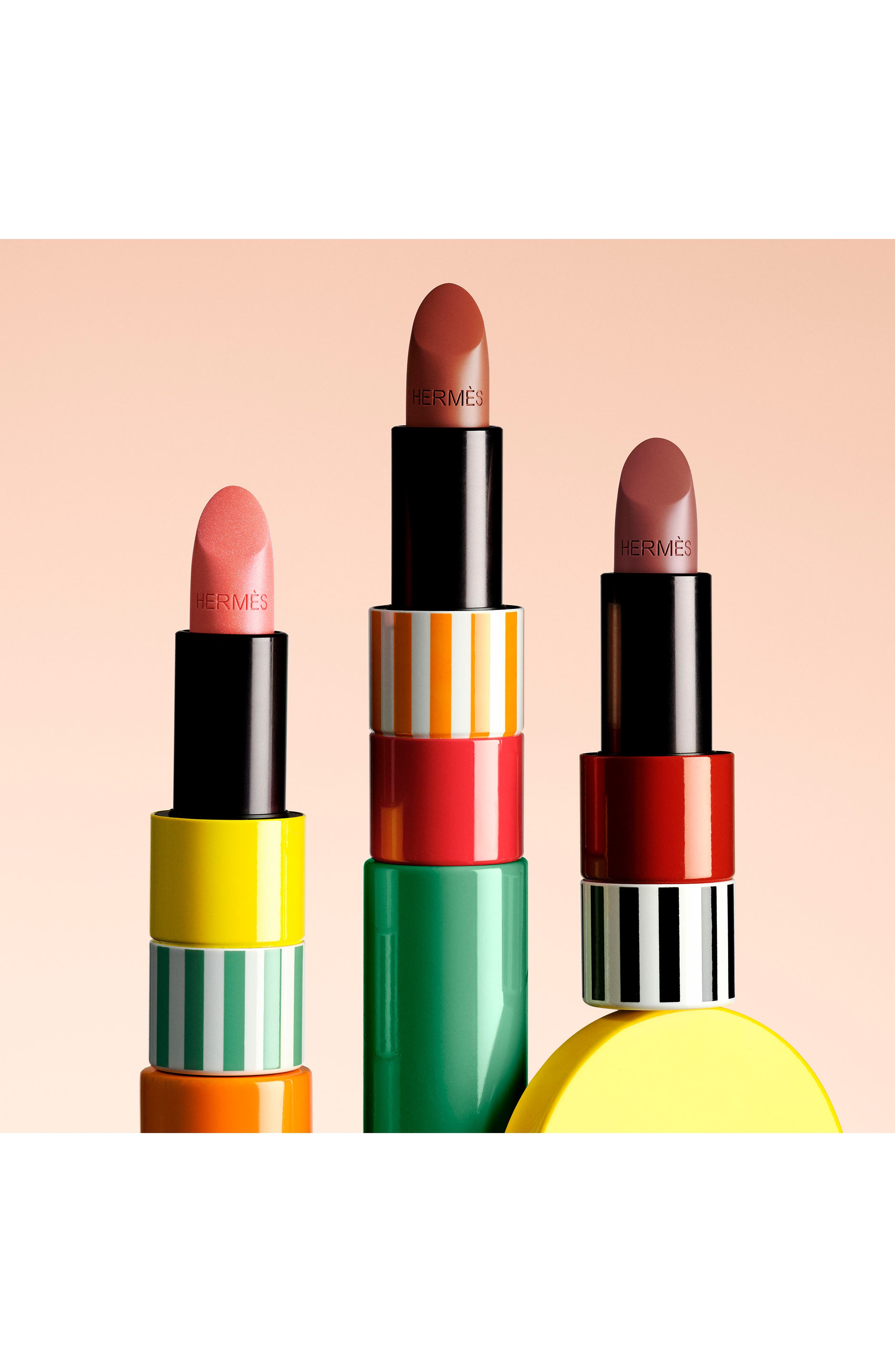 Rouge Hermès - Shiny lipstick, Limited edition, 22 Brun Yachting