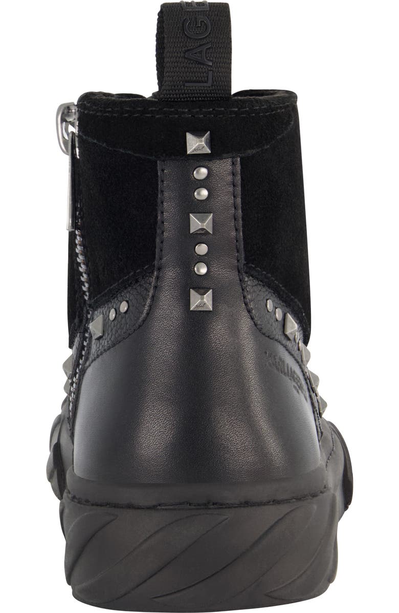 KARL LAGERFELD PARIS Studded High Top Sneaker, Alternate, color,