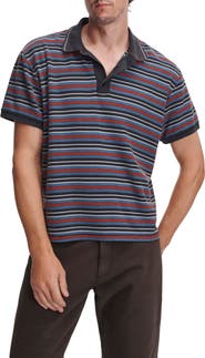 rag & bone Striped Pique Polo