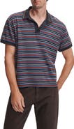 rag & bone Striped Pique Polo