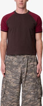 mnml Vintage Raglan Cotton T-Shirt