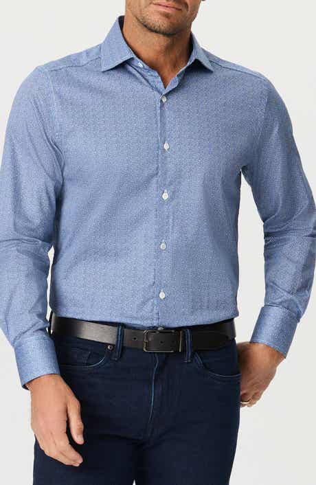 Tadlow Micro Cotton Button-Up Shirt