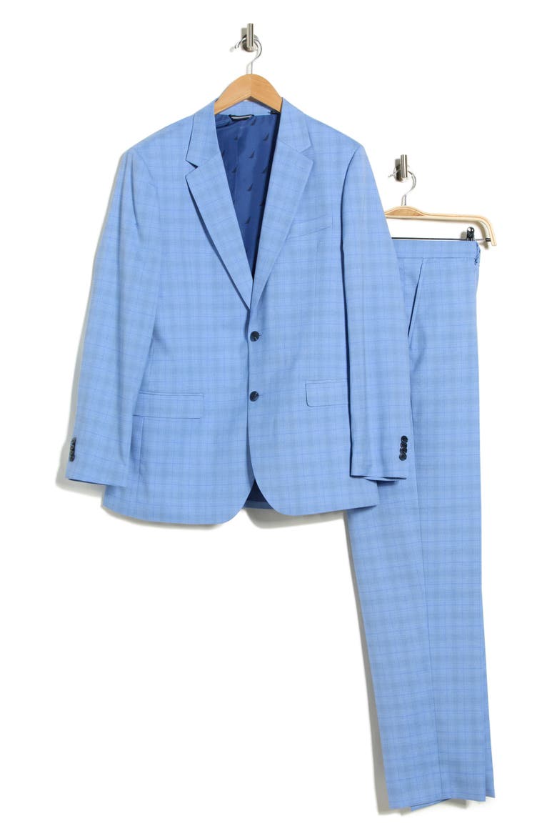 Light Blue Plaid Suit, Alternate, color, LT. BLUE PLAID