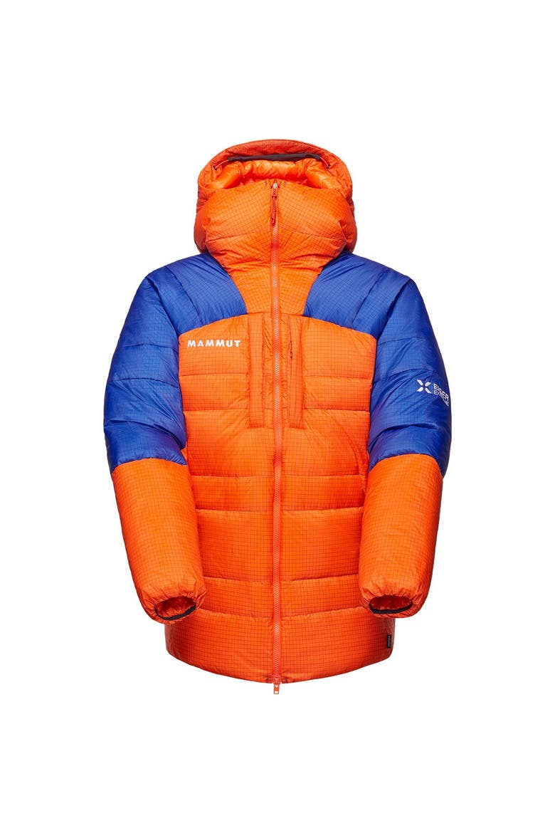 Eiger Nordwand Pro Down In Hooded Parka - Men's, Alternate, color, Eiger Orange/Eiger Blue