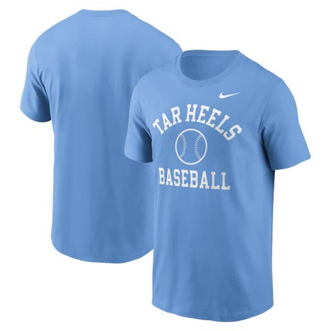Men's Nike Carolina Blue North Carolina Tar Heels Essential Baseball Arch T-Shirt