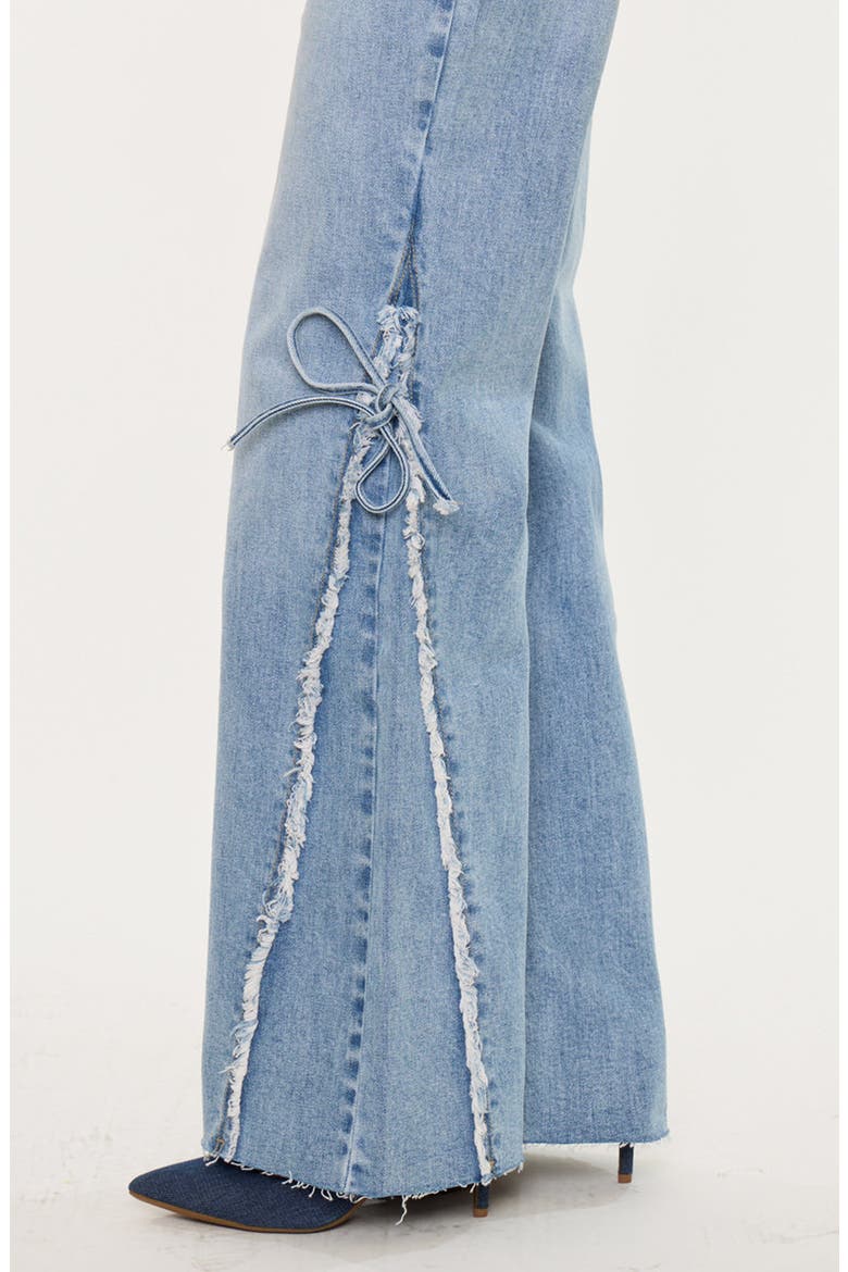 Verna Mid Rise Wide Flare Jeans, Alternate, color, Medium Wash