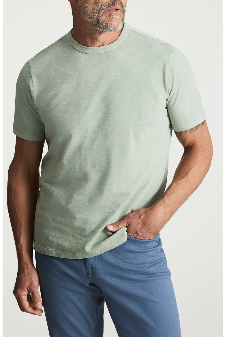 Slub Cotton Crewneck T-Shirt, Main, color, ICEBERG GREEN