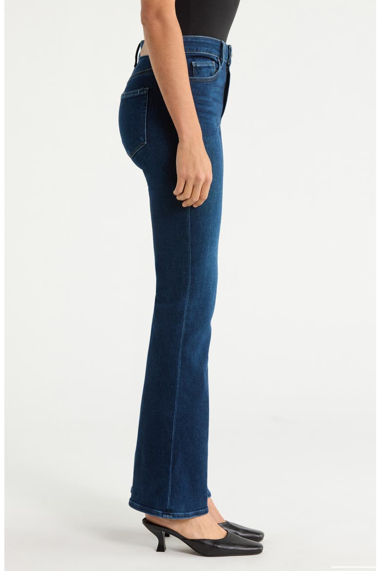 Laurel Canyon High Waist Bootcut Jeans, Alternate, color, BASILICA