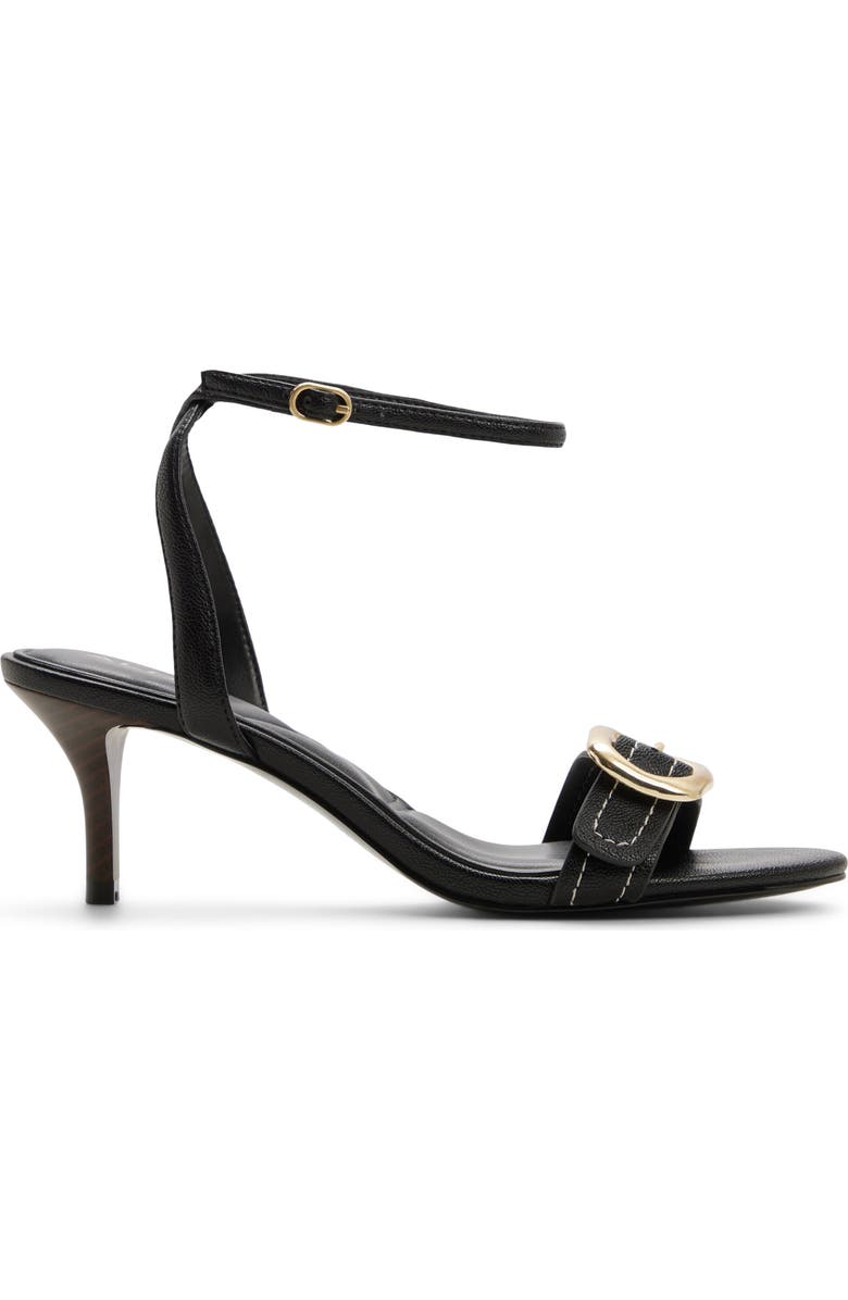 ALDO Emmarose Ankle Strap Sandal, Alternate, color, Black