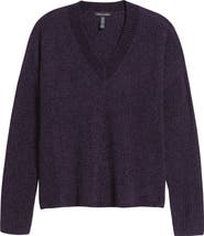 Eileen Fisher V-Neck Stretch Cotton Sweater