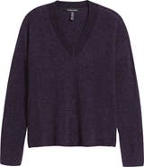 Eileen Fisher V-Neck Stretch Cotton Sweater