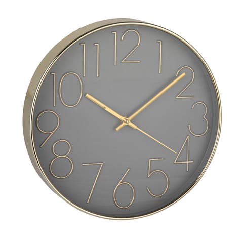 Aureate Hour Wall Clock