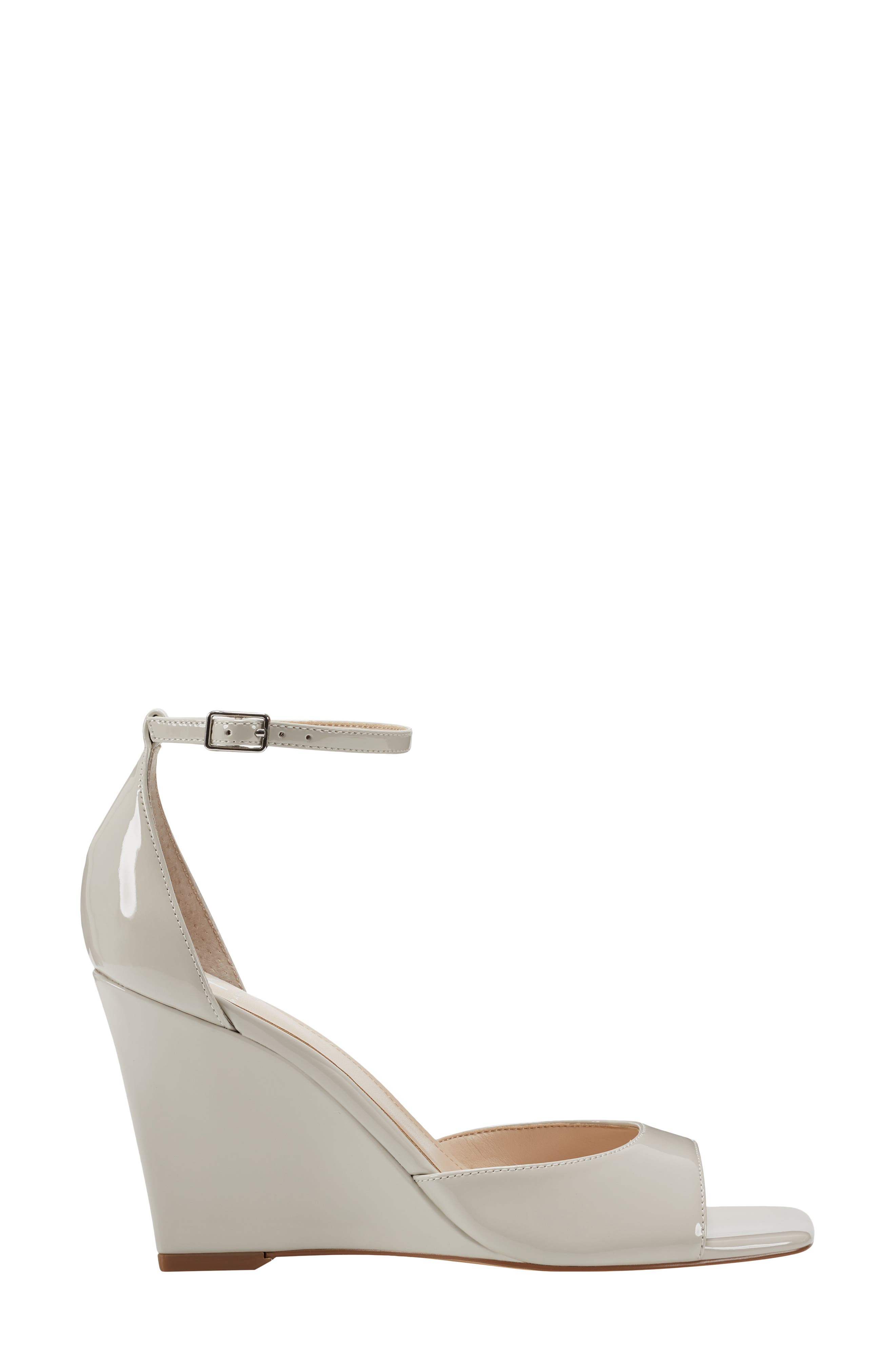 Camira Ankle Strap Wedge Sandal, Alternate, color, IVORY