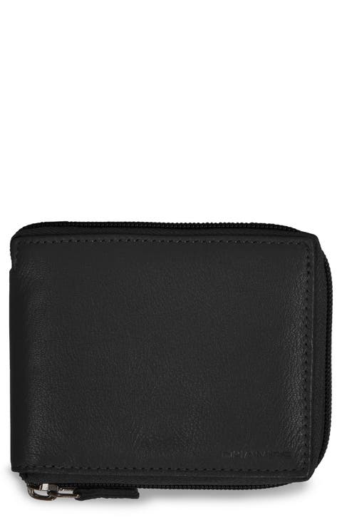 Onyx Zip Around Bifold Wallet